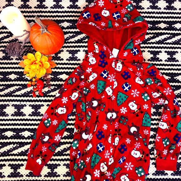 Christmas Onesie with hood Children's Place - Picture 1 of 6